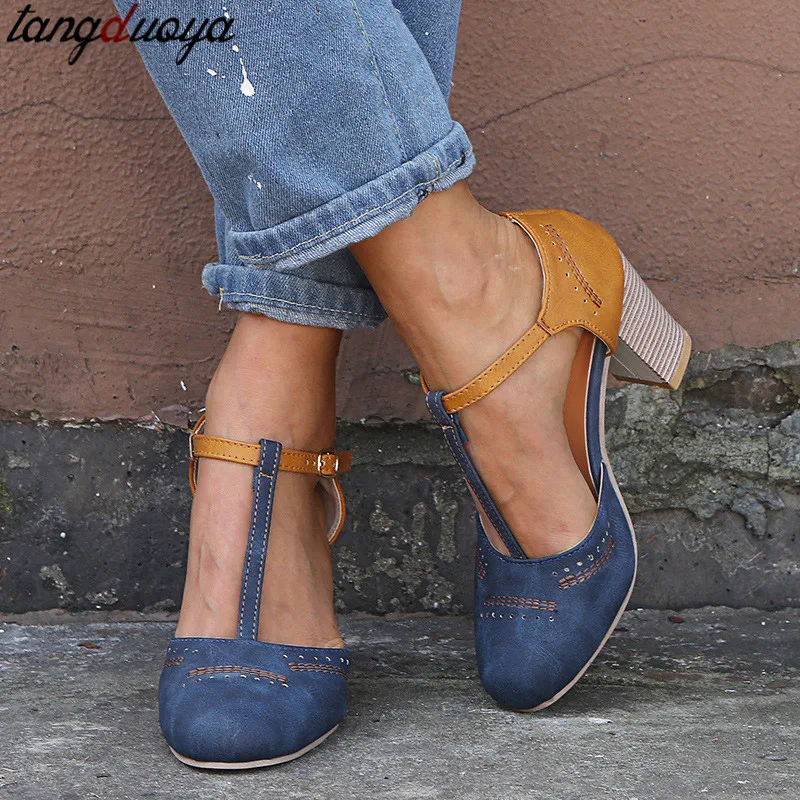 Женские туфли-лодочки модные босоножки на высоком каблуке Женская летняя обувь