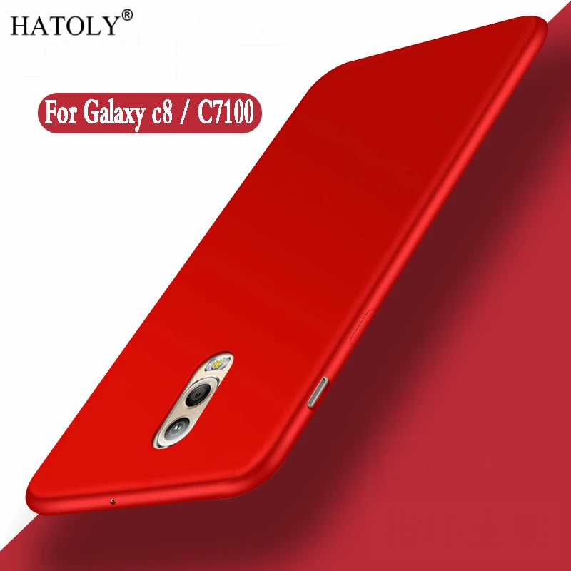 Чехол для Samsung Galaxy C8 Ультратонкий Жесткий чехол из поликарбоната телефона J7 Plus / C7