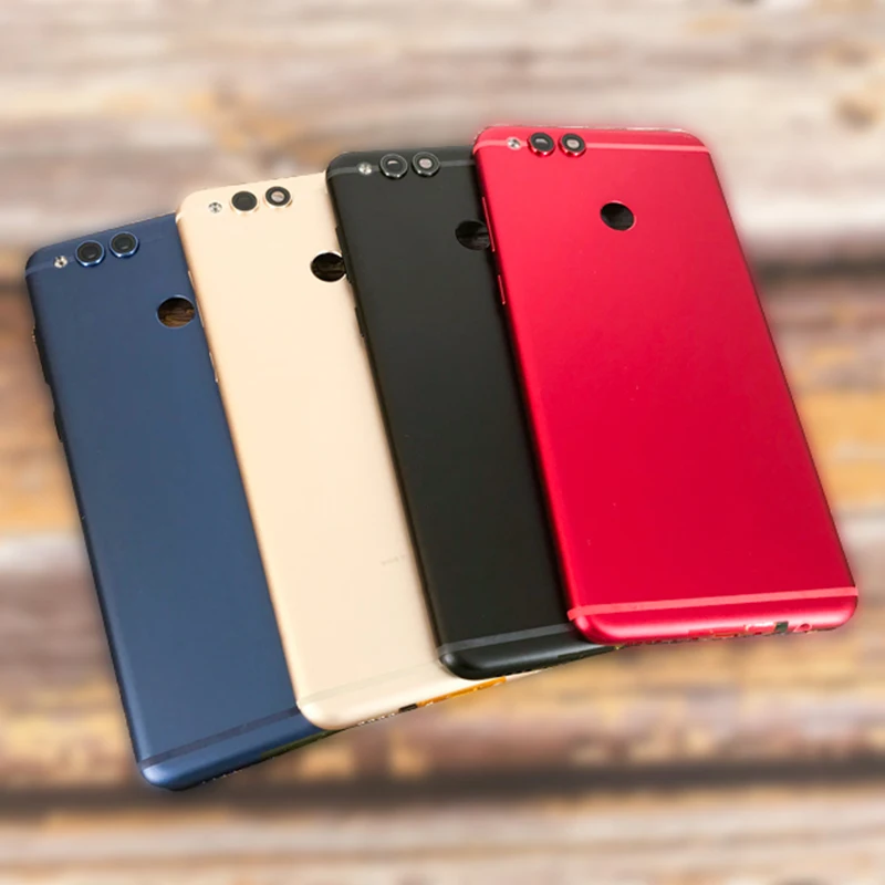 Чехол для huawei Honor 7X, задняя крышка, корпус, металлическая дверь, для huawei Honor 7X, держатель для карт, запасные части