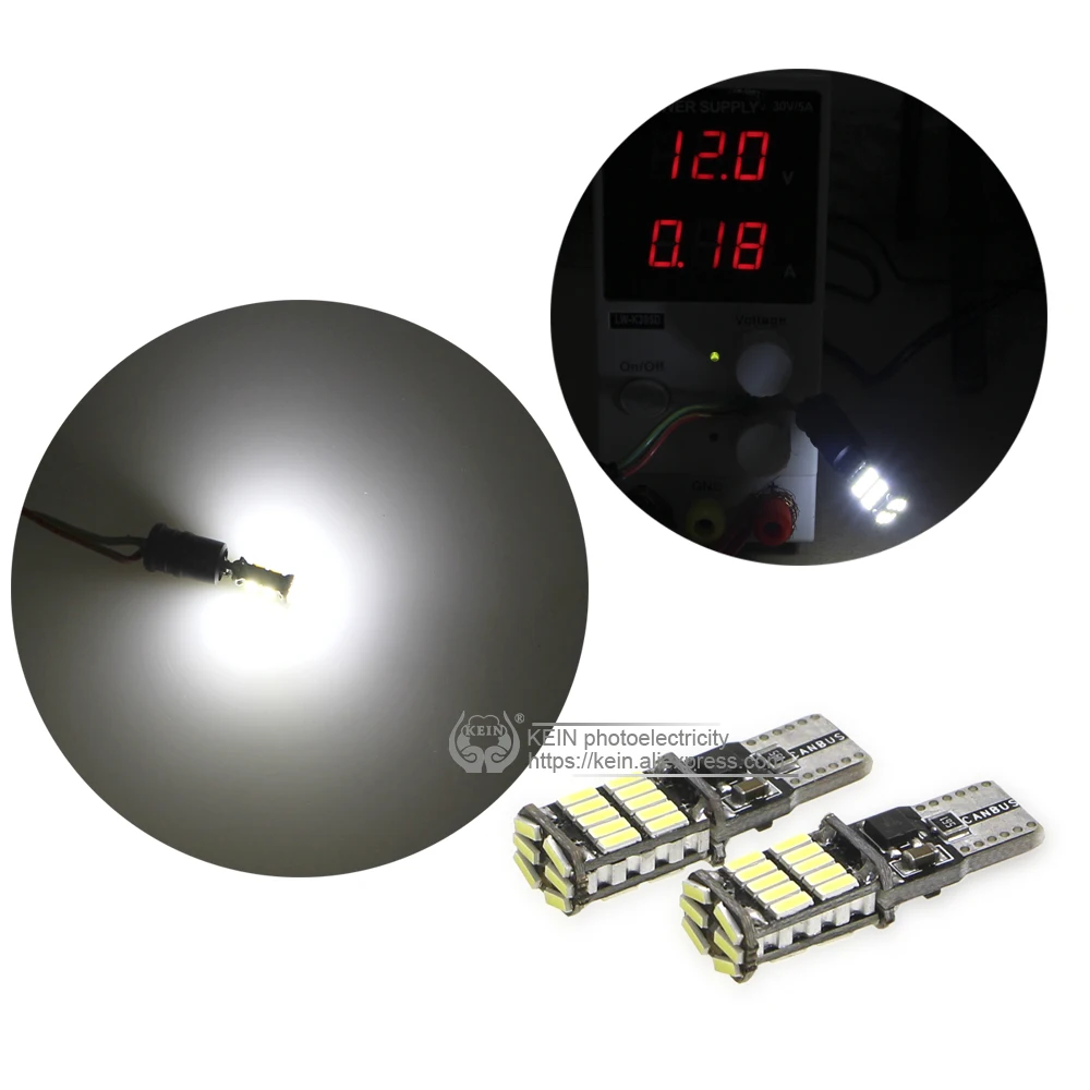 KEIN 2 шт. BA9S T10 светодиодный W5W шарик 26 smd H21W BAX9S BAY9S T4W H6W светодиодный автомобиль 194 4014 клиновидные боковые светильник внутренняя сигнальная лампа белый 12V