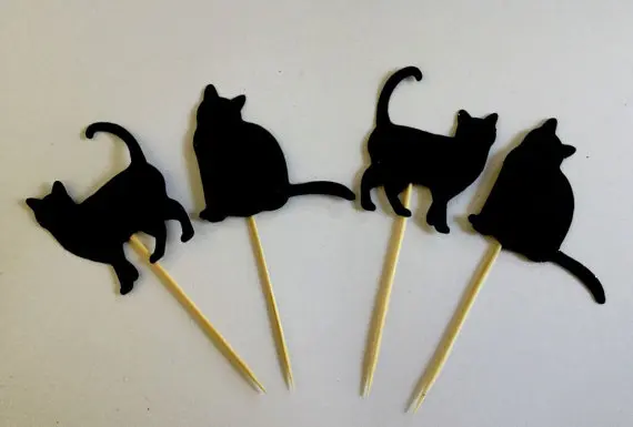 Топперы для кошек и леди свадьбы домашних животных дней рождения вечеринки в