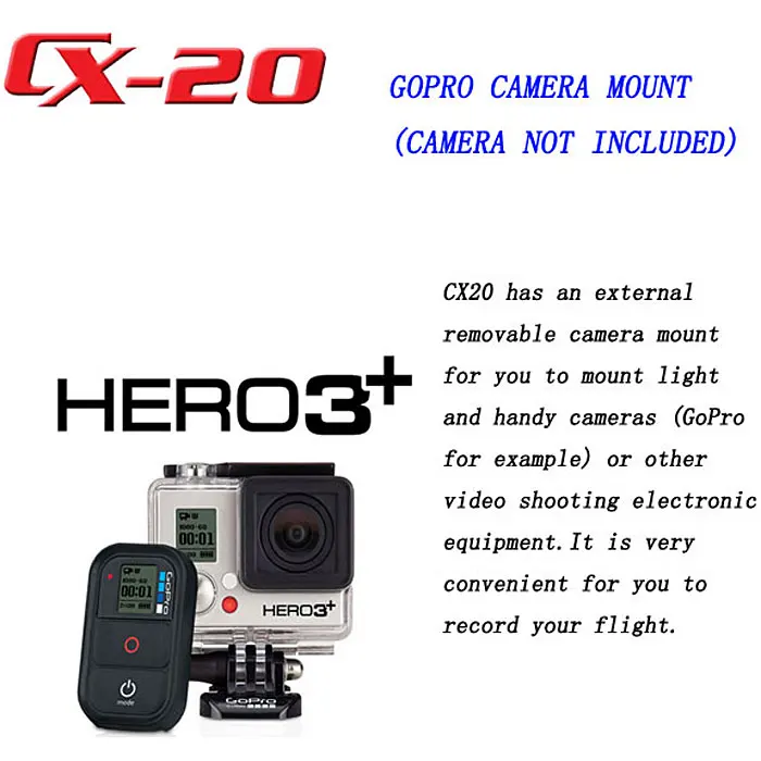 Cheerson CX-20 дроны авто-pathfinfer с открытым исходным кодом Игровые джойстики 2.4 ГГц 4CH 6 оси RC Quadcopter с GPS вертолет Drone