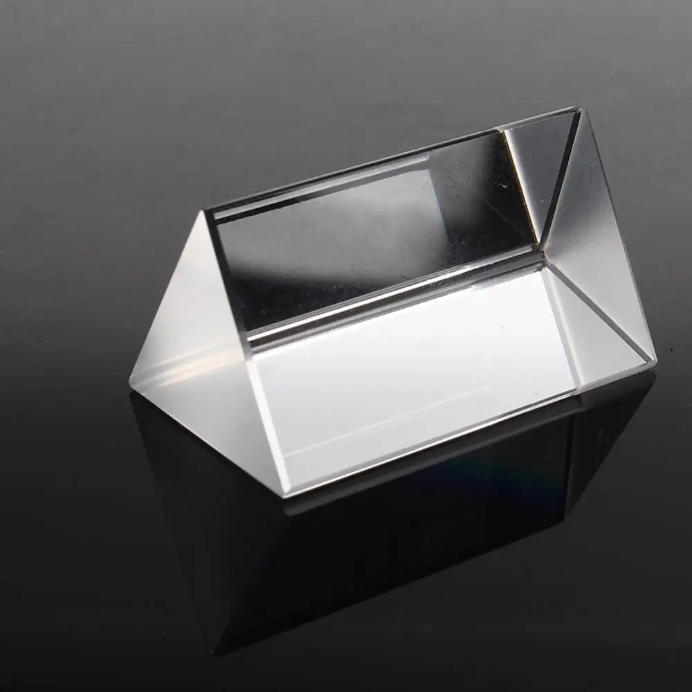 Physics Teaching Precision Optical Glass Prism Triangle Prismatic Free Shipping | Инструменты