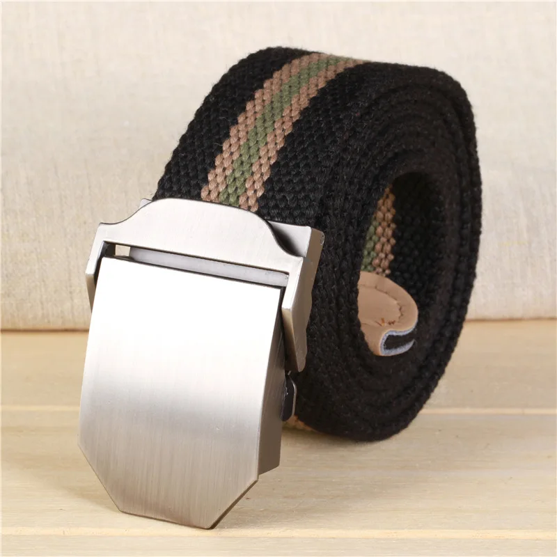 Новинка 2017 распродажа повседневные утолщенные мужские холщовые ремни военный