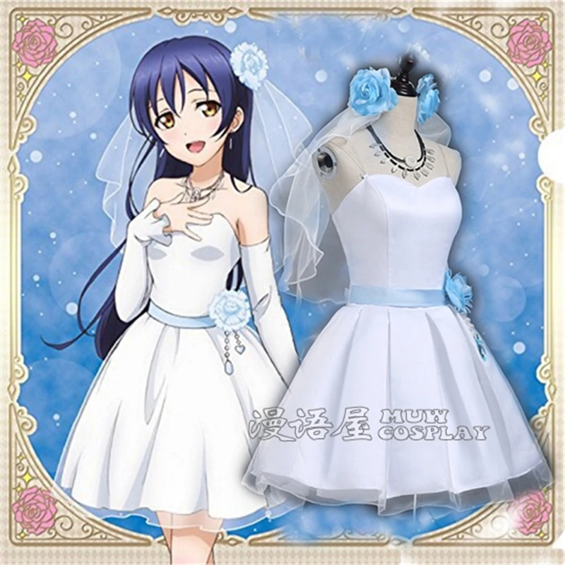 Love Live Уми Сонода, костюм для косплея всех членов, платье подружки невесты, костюм для вечеринки, милые платья для девочек и женщин
