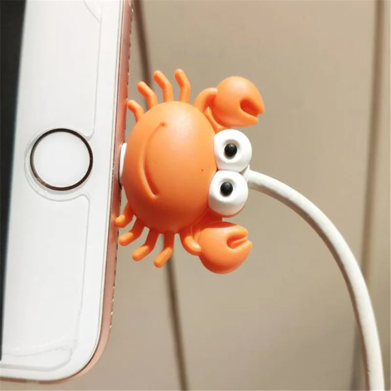 G Телефон USB защитный кабель chompers шнур животное укус зарядное устройство держатель проводов Органайзер силиконовый чехол зарядное устройство - Цвет: G