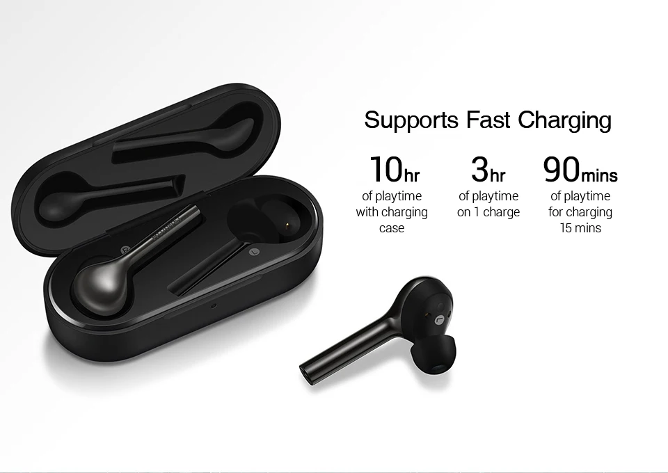 Оригинальные беспроводные Bluetooth наушники HUAWEI FreeBuds с микрофоном, музыкальная спортивная мода, сенсорная гарнитура, свободные руки, динамические наушники+ баланс