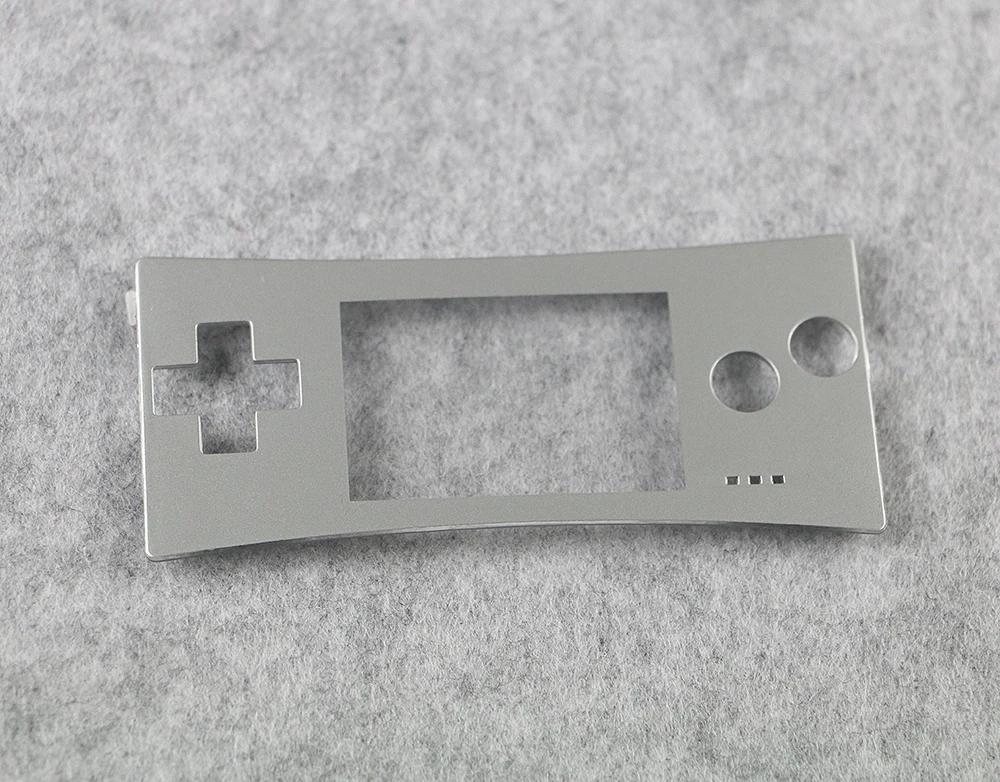 1 шт. черная Серебристая передняя оболочка Лицевая панель чехол для Nintendo Gameboy Micro