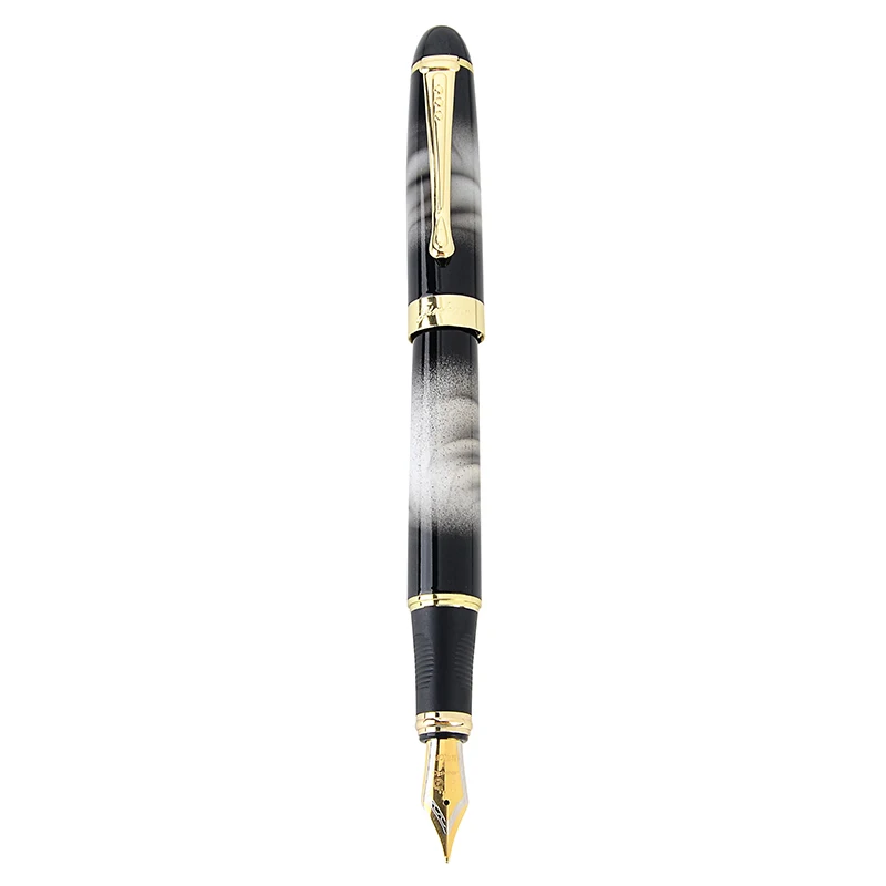Ручка перьевая Jinhao высококачественная Мраморная серая Iraurita роскошная 450