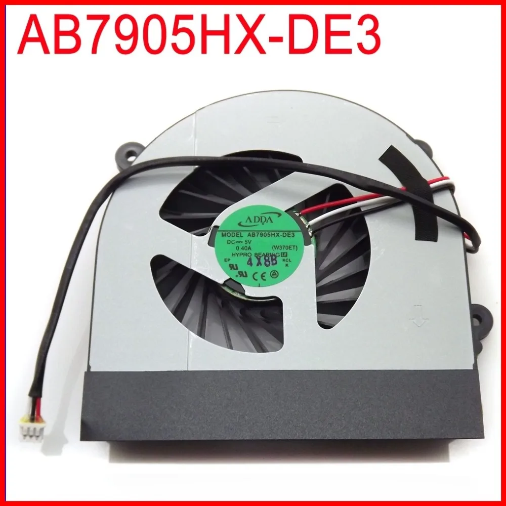 AB7905HX-DE3(W370ET) 6-31-W370S-101 DC5V 0.40A For Clevo W370ET W370S W350ETQ W350STQ W370ST W350ET Cooling Fan | Компьютеры и офис