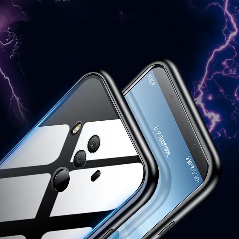 Магнитный адсорбционный металлический чехол для Huawei p20 p30 pro P30 lite mate20 PRO nova 3 4 honor 8X