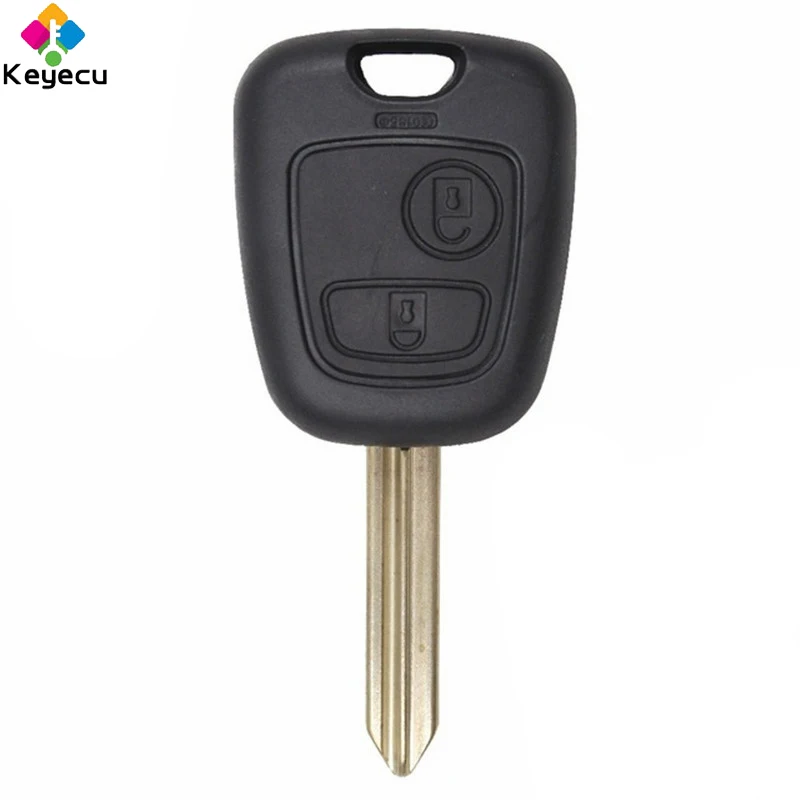 KEYECU KYDZ Remote Control Car Key With 2 Buttons & 433MHz ID46 Chip SX9 Uncut Blade - FOB for Peugeot Partner Expert Boxer | Автомобили