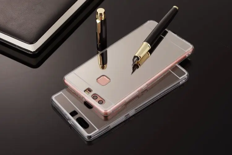 Зеркальный Мягкий силиконовый чехол для huawei P20 P8 P9 Lite mini P8Lite 2017 P10 P Smart TPU Y5 Y6 Y7 Prime Pro