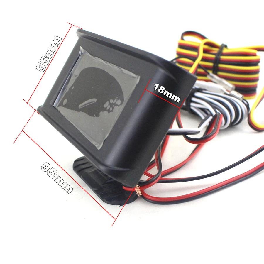 2IN1 метр 12 v/24 v ЖК-дисплей цифровой грузовиков автомобильный Вольтметр+ датчик уровня топлива Напряжение датчик Универсальный