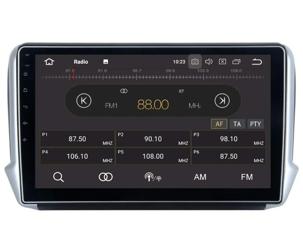 10 дюймов Android 8 0 автомобильное радио GPS навигация для Peugeot 2008 2014 2018 с Bluetooth Зеркало
