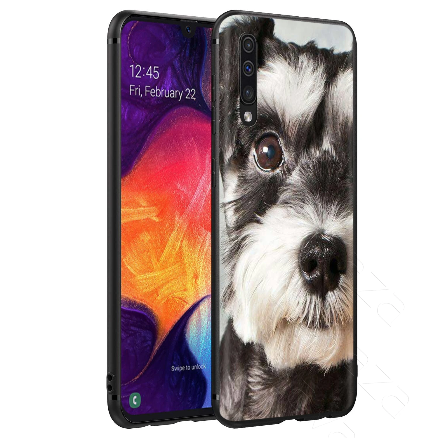 Lavaza милые собаки Шнауцер чехол для Samsung Галактики S6 S7 край J6 S8 S9 S10 плюс A3 A5 A6 A7 A8 A9