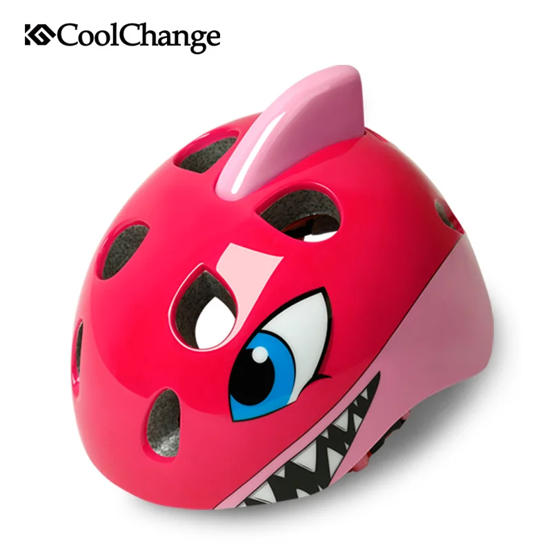 

CoolChange Bike Helmet For Children Cartoon MTB Road Bicycle Safety Helmet Kids Toddler Pulley Cycling Helmets For Boys Girls