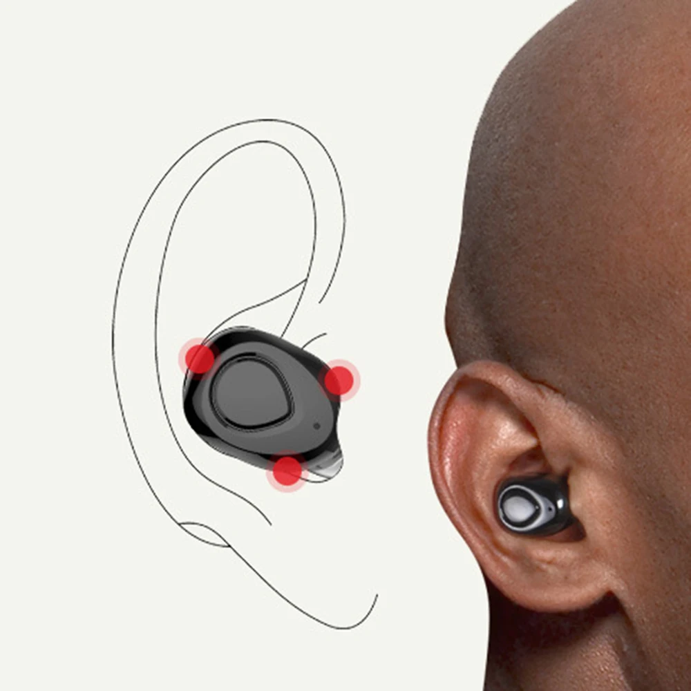 Новые мини Bluetooth TWS наушники лучшие с шумоподавлением Беспроводные 3D супер бас