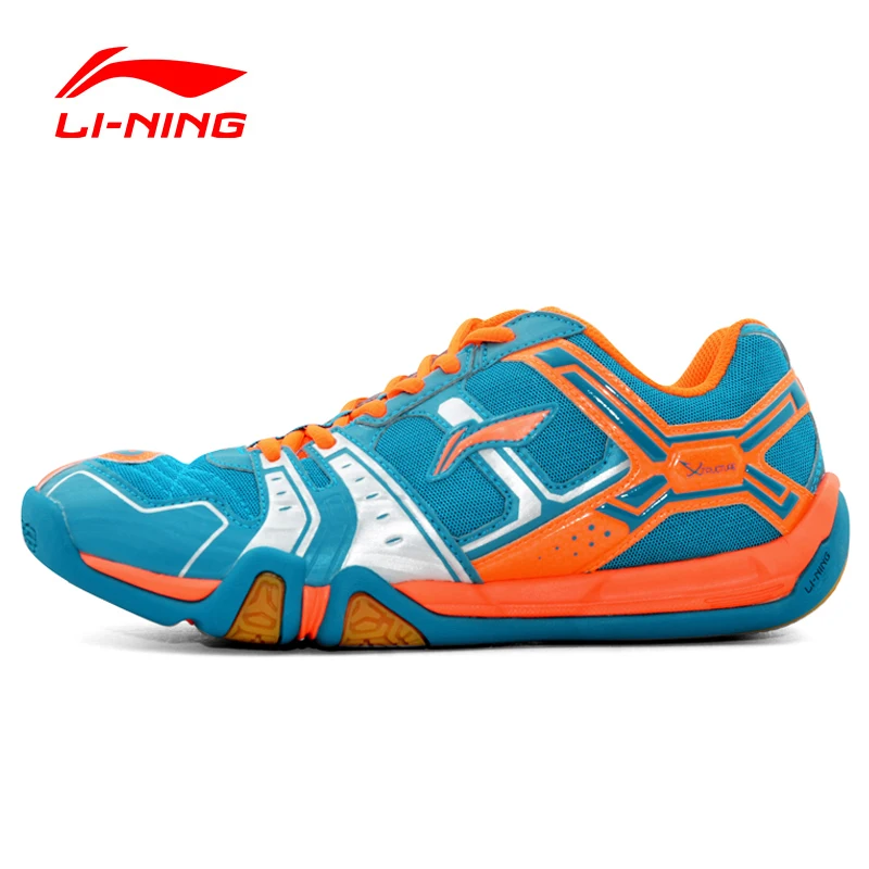 Li-Ning/мужской светильник Сага, повседневная обувь для бадминтона, тренировочная дышащая Нескользящая спортивная обувь с подкладом, светильник AYTM085 XYY061