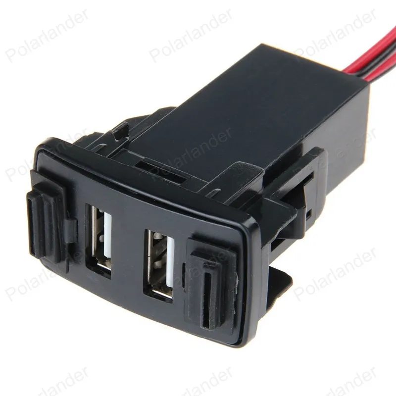 Новое специальное автомобильное зарядное устройство с двумя USB-портами для HONDA 5V