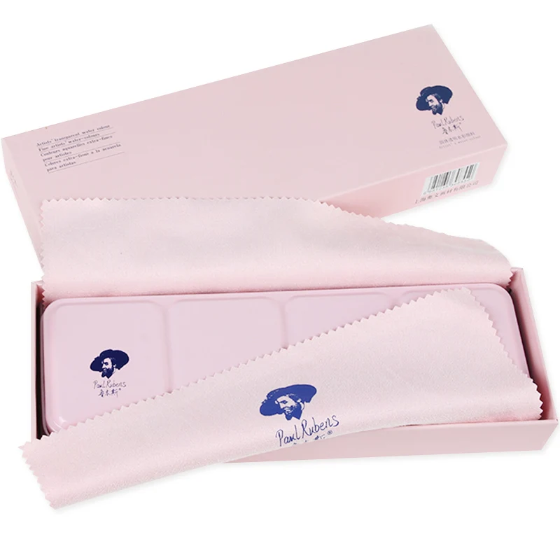 24 colors pink Высокое качество, твердые акварельные краски в наборе, железная коробка, яркий цвет, портативный набор пигмента для рисования - Цвет: 24 colors pink