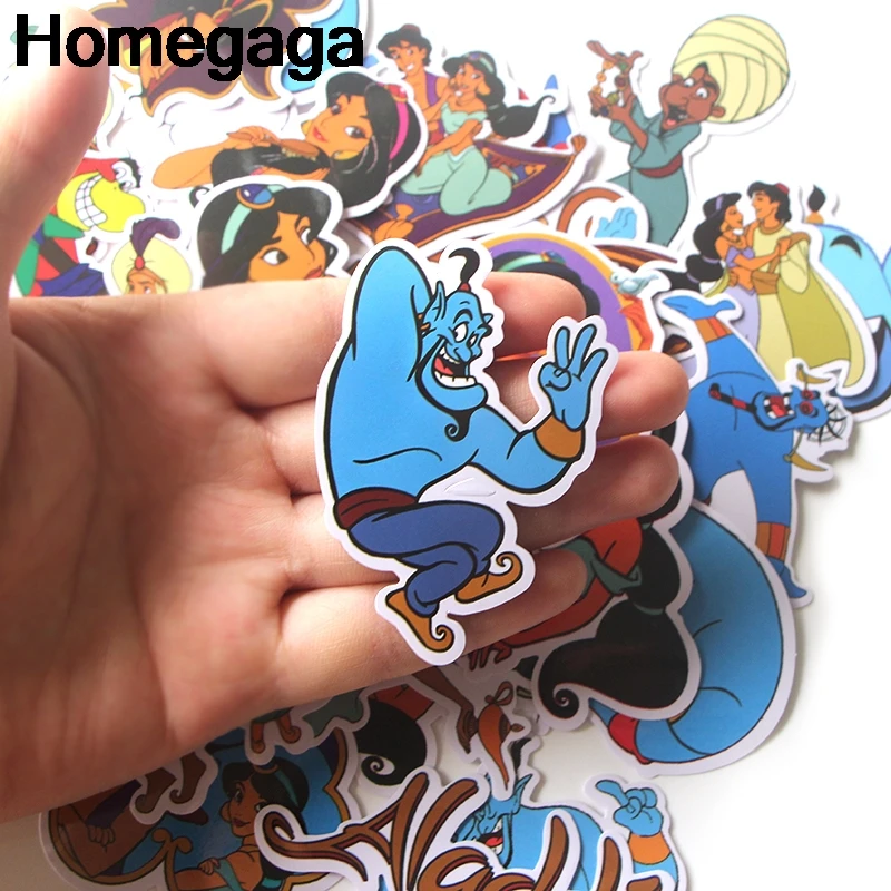 Homegaga 39 шт мультяшная волшебная лампа креативный значок DIY наклейки ПК настенный ноутбук чехол для телефона двигатель Скрапбукинг альбом D2133