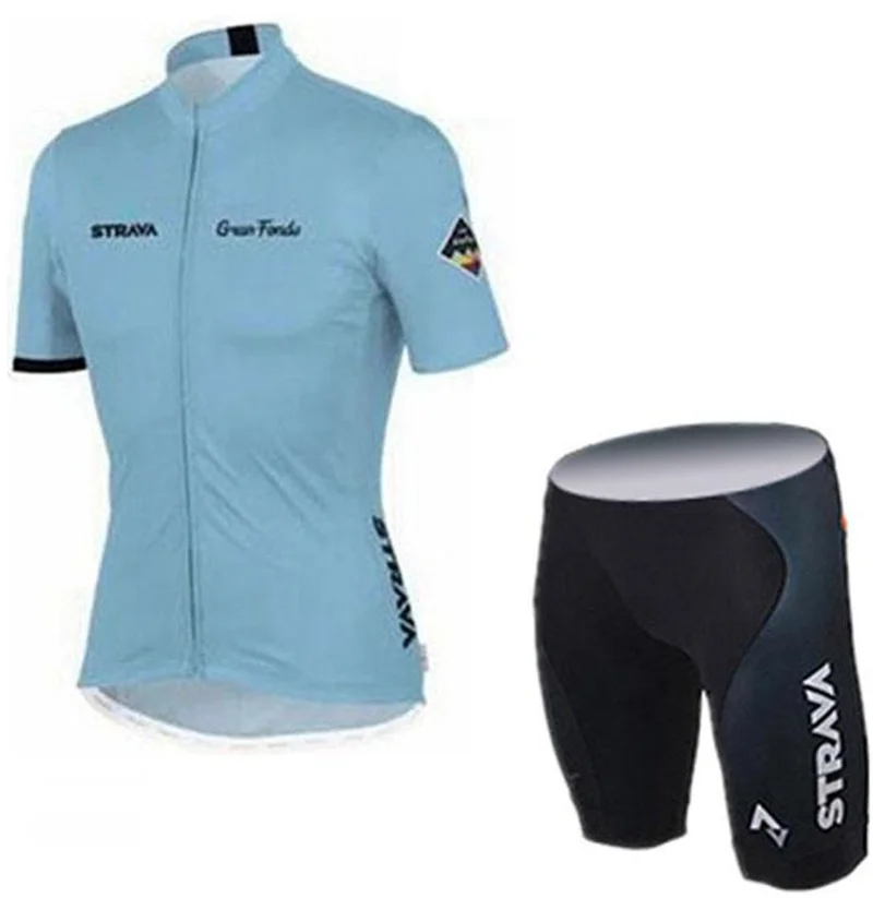 Pro Bicycle Racing Team Short Sleeve Maillot Ciclismo Men's Cycling Jersey Kits Summer breathable Cycling Clothing Sets - Цвет: 17