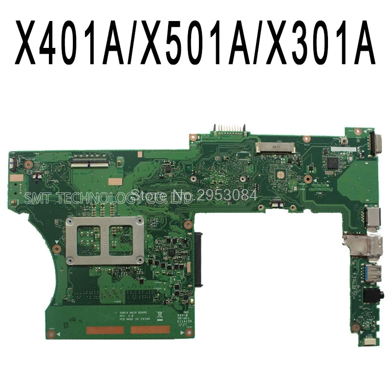 X301A X401A X501A материнская плата для ноутбука For Asus 14 " ВЫСОКАЯ ЧЁТКОСТЬ поддержка