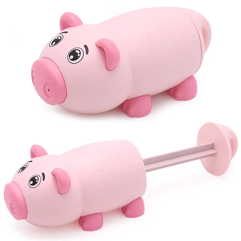 pink pig Детские животные, Акула, Водный пистолет, модные летние Игрушки для ванны, игрушки для ванной, Игрушки для маленьких мальчиков, детские игрушки и хобби, водные игрушки - Цвет: pink pig