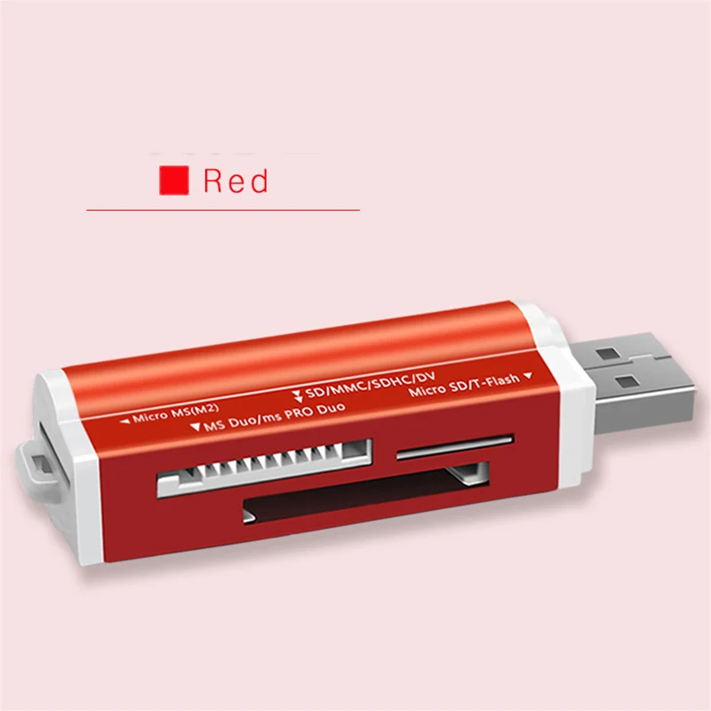 4 в 1 4 слота кардридер U диск PC телефоны кардридер памяти Micro SD/SDXC TF кардридер для ноутбука