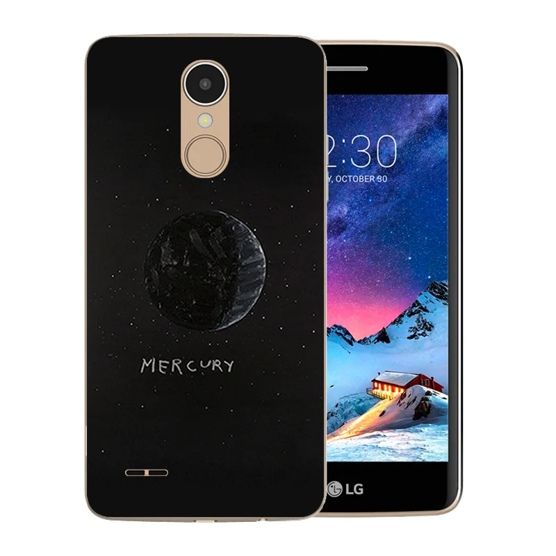 Роскошный гибкий чехол для телефона LG K8 2017 мягкая силиконовая резиновая задняя