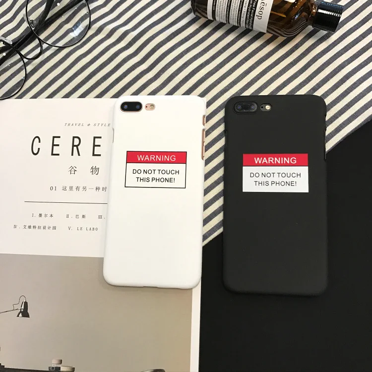 Забавный чехол с надписью для телефона iphone 6 6S Ультратонкий Жесткий из