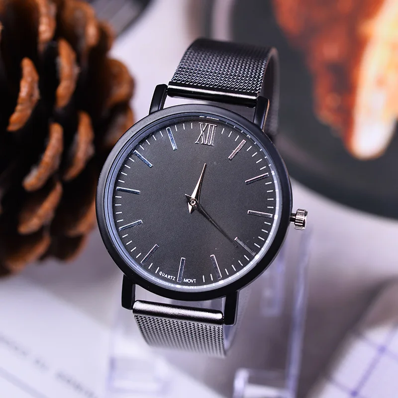 Роскошные Кварцевые часы ведущей марки повседневные мужские черные японские