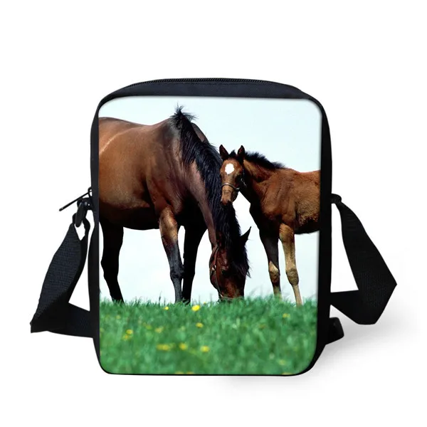 FORUDESIGNS/Crazy 3D Horse мужские сумки-мессенджеры детские маленькие сумки через плечо для мальчиков и женщин дизайнерские мини сумки через плечо с клапаном - Цвет: H766E