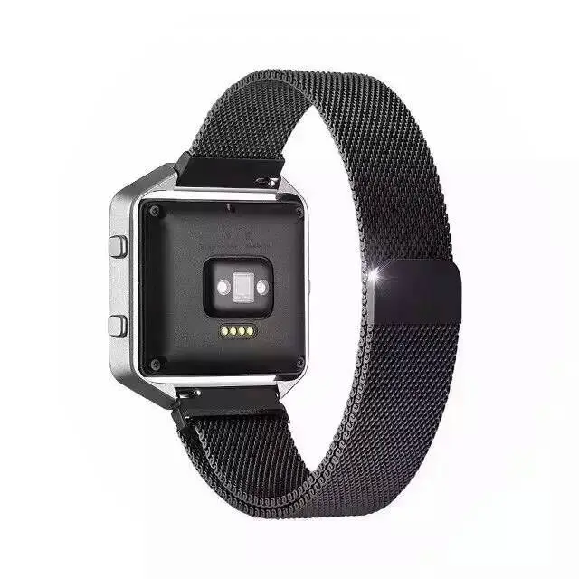 Браслет из нержавеющей стали ремешок для Fitbit Blaze band Milanese loop tracker умный фитнес