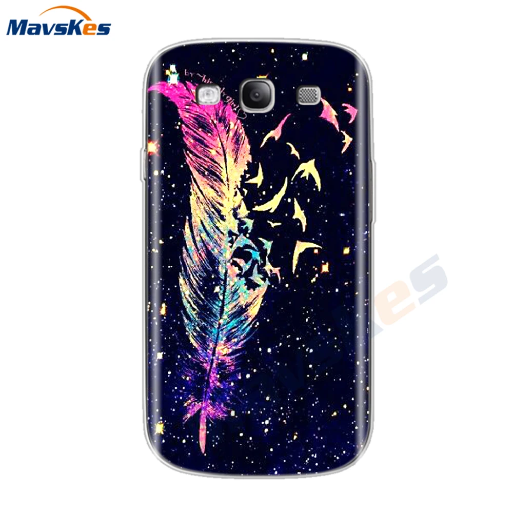 Привлекательный Модный чехол для телефона samsung S3 GT-I9300 Neo i9301 Duos i9300i, Женский чехол с цветочным рисунком, задняя крышка - Цвет: 44