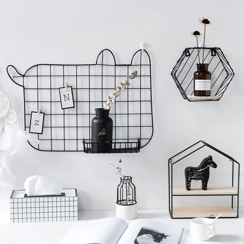 HBH Multifunction Cat shape Grid panel Настенный декор/фото настенный/настенный художественный