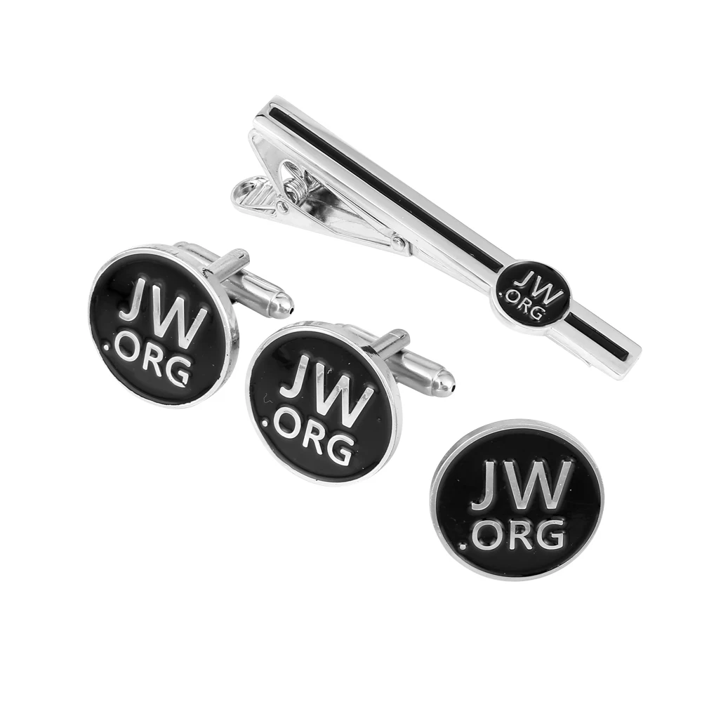 Jw.org зажим для галстука и запонки круглый набор|clip set|set clipclip tie |