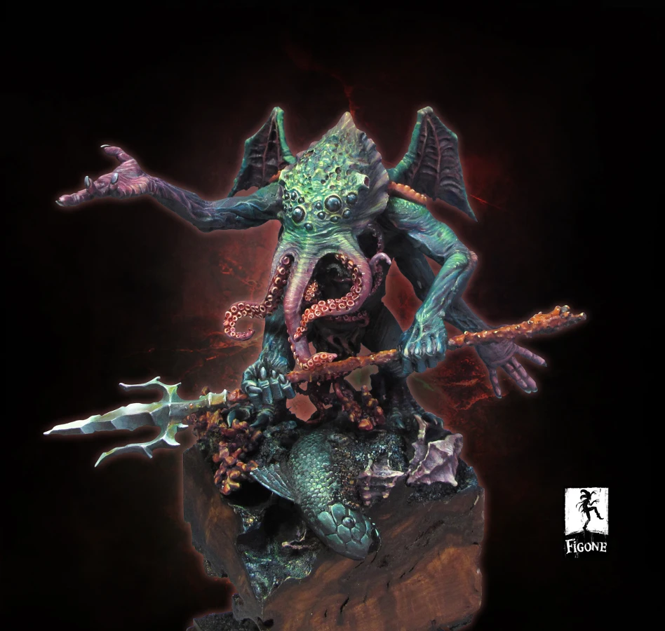 [Loong Way Miniatures] Figone Cthulhu, Le dormeur de R Lyeh(не inculd the base) полимерная миниатюра