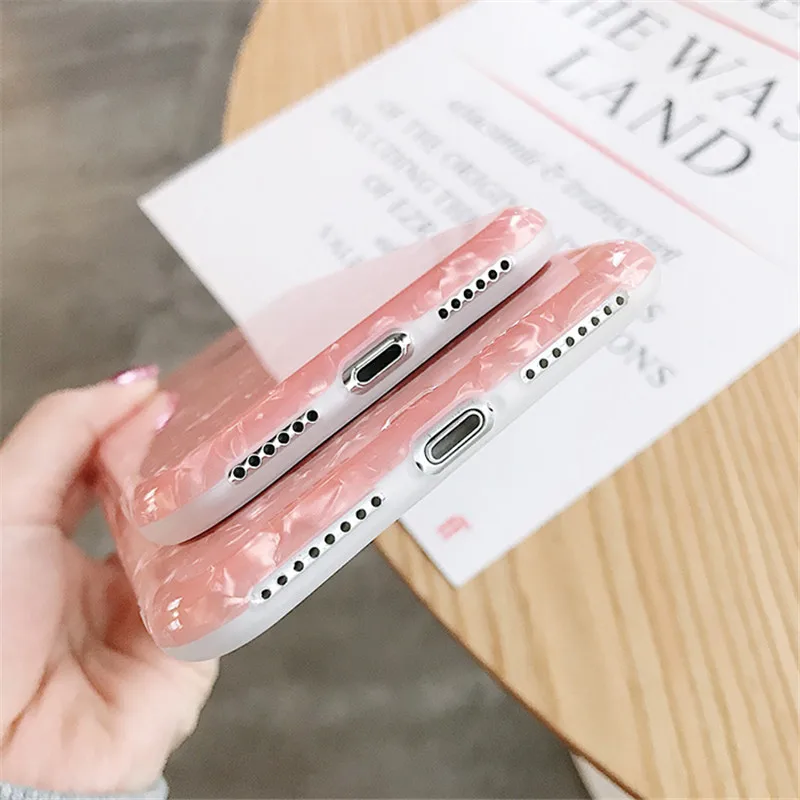 Simple Glitter Love Heart phone case For iphone XS Max X XR for 6 6s 7 8 plus soft tpu back cover |