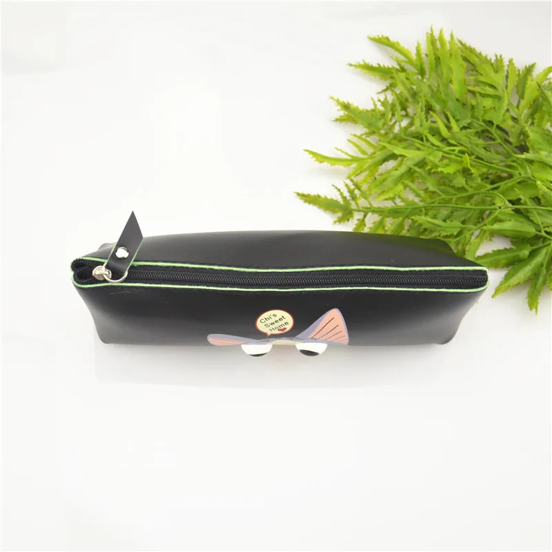 Мультфильм милые глаза PU пенал каваи Тоторо Пенал для карандашей Канцтовары