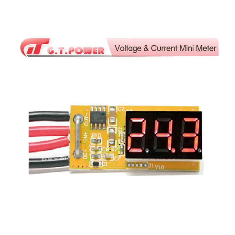 Миниатюрный измеритель напряжения и тока GT для радиоуправления инструмент