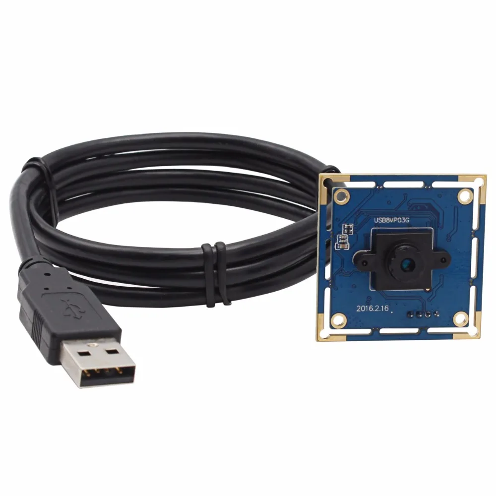 8MP usb модуль камеры высокого разрешения с sony IMX 179 Сенсор и M7 60 градусов