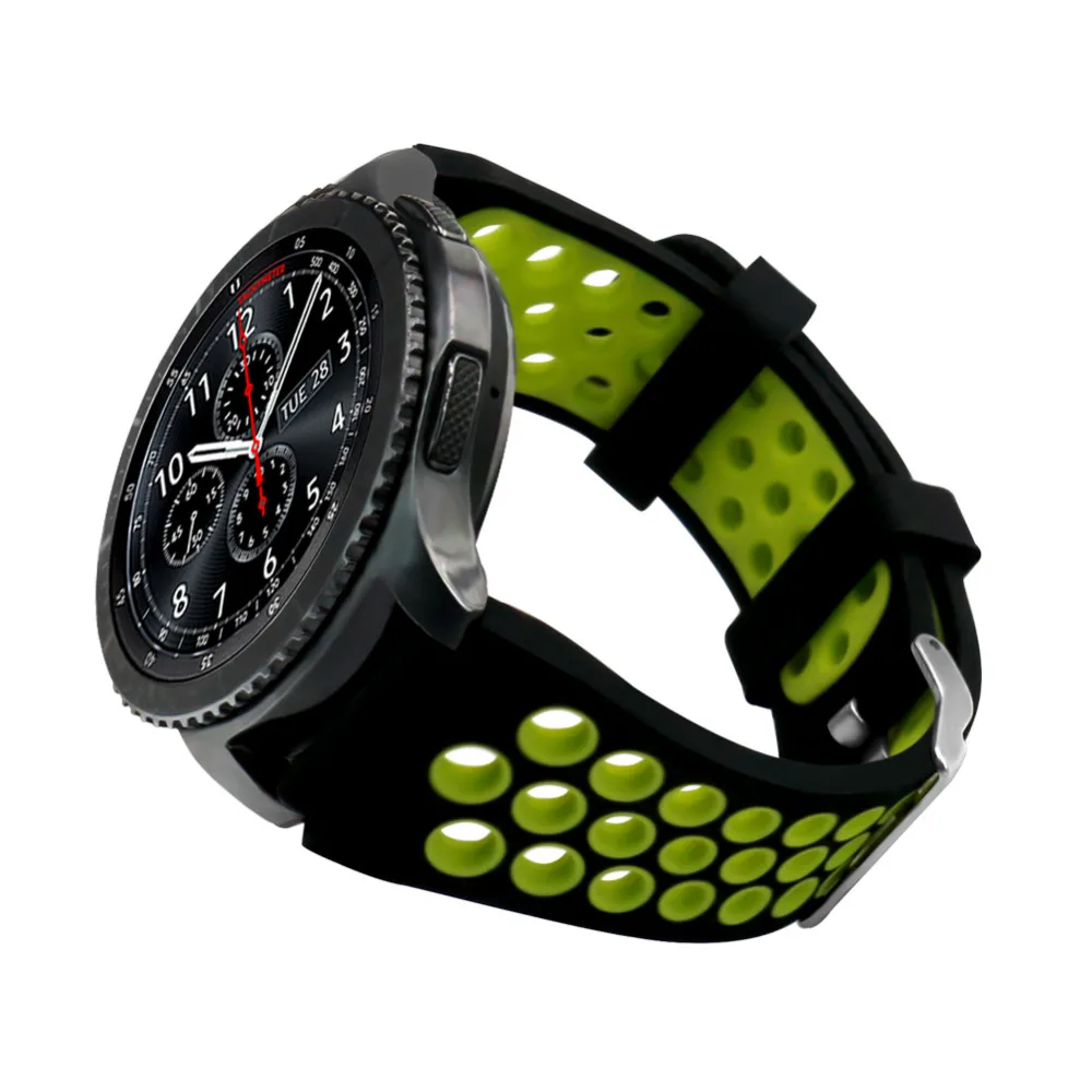 Для samsung galaxy watch 46 мм gear S3 Frontier/классический ремешок силиконовый huawei watch GT 2 браслет 22 мм ремешок galaxy watch band