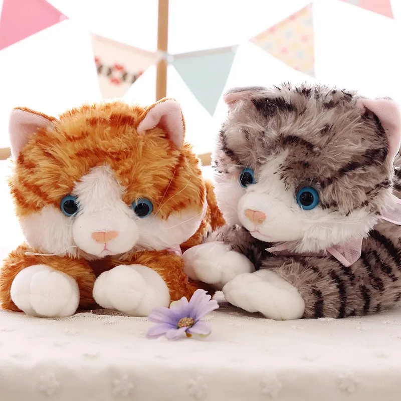 Милые ленивые спящие кошки Имитация животных плюшевые мягкие игрушки