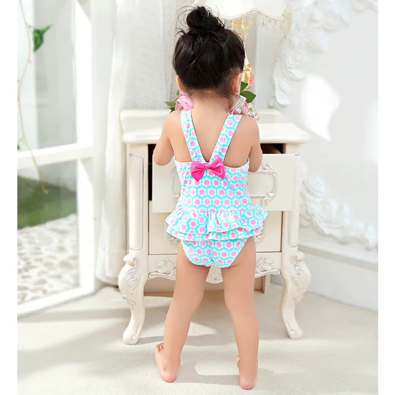 2018 новые детские синий фон порошок прекрасные цветы Бант бабочкой сиамские