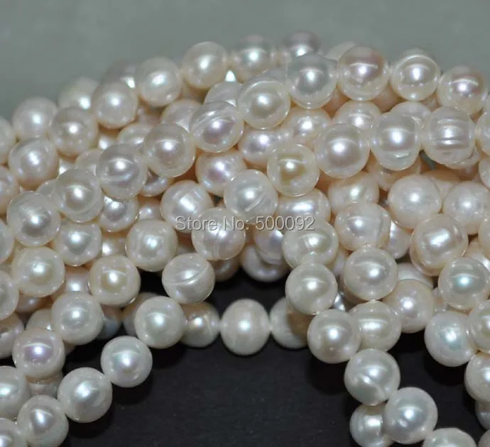 

Genuine 7-8mm wholesale white Cultured Pearl (2548)