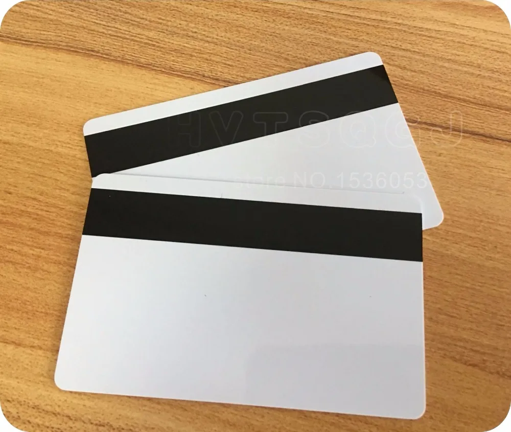 20pcs Blank White PVC Hico 1-3 magnetic stripe card Plastic Credit Card 30Mil Magnetic with printable for printer | Безопасность и