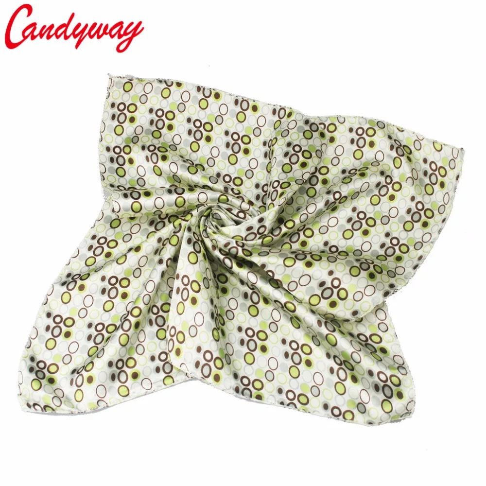 50x50 см модный шарф Шелковый шейный платок для женщин детский элегантный
