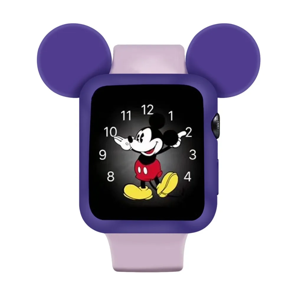 Защитный чехол для Apple watch 44 мм 42 40 38 милый мультяшный correa iwatch series 4 3 2 1 band|Ремешки